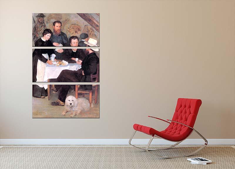 The cabaret of Mm Antony by Renoir 3 Split Panel Canvas Print - Canvas Art Rocks - 2
