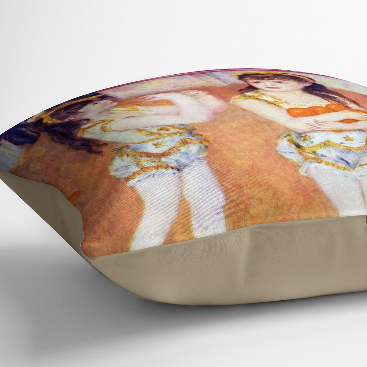 The circus Fernando by Renoir Throw Pillow