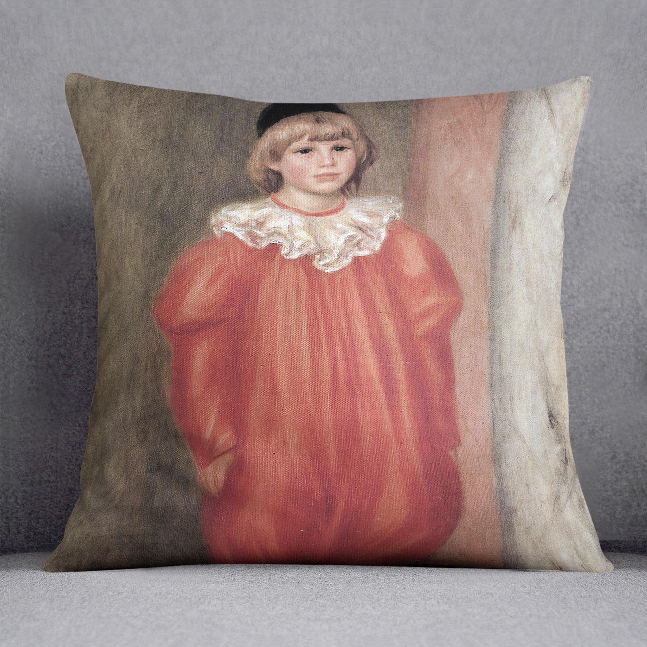 The clown by Renoir Throw Pillow
