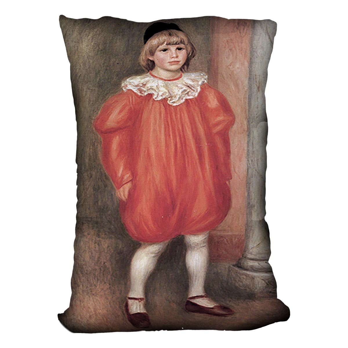 The clown by Renoir Throw Pillow