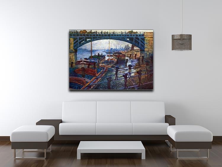 The coal carrier by Monet Canvas Print & Poster - Canvas Art Rocks - 4