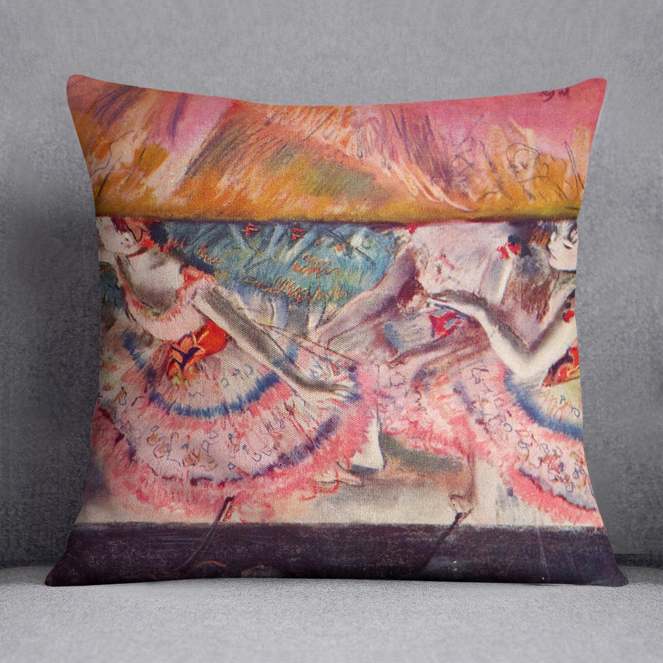 The curtain falls by Degas Cushion