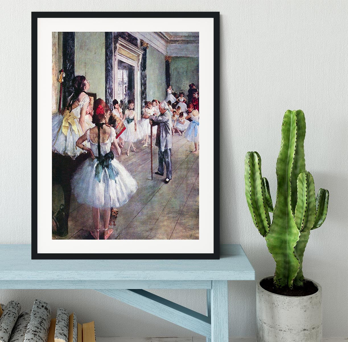 The dance class by Degas Framed Print - Canvas Art Rocks - 1