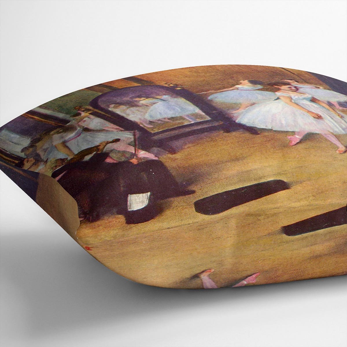 The dance hall by Degas Cushion