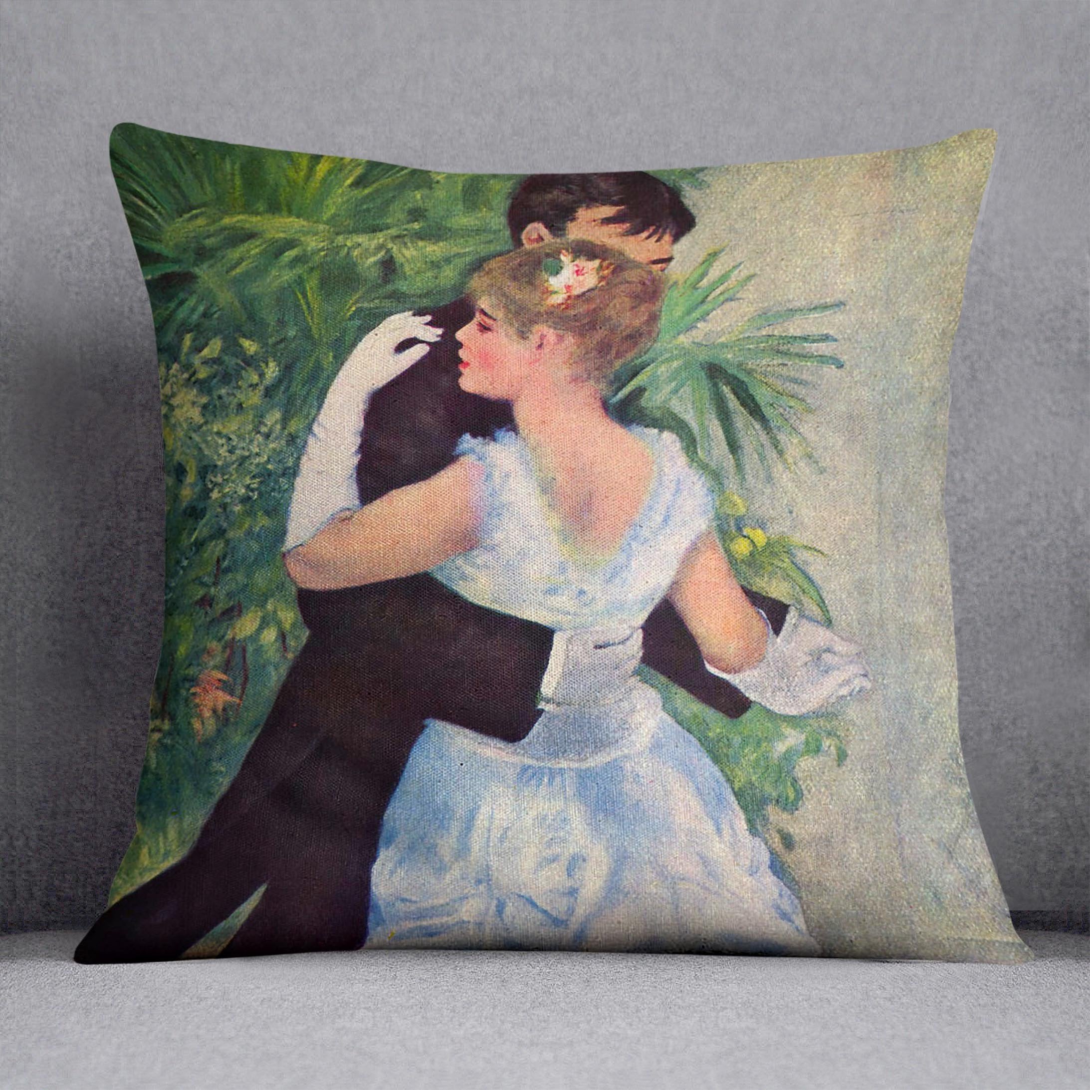 The dance in the city by Renoir Throw Pillow