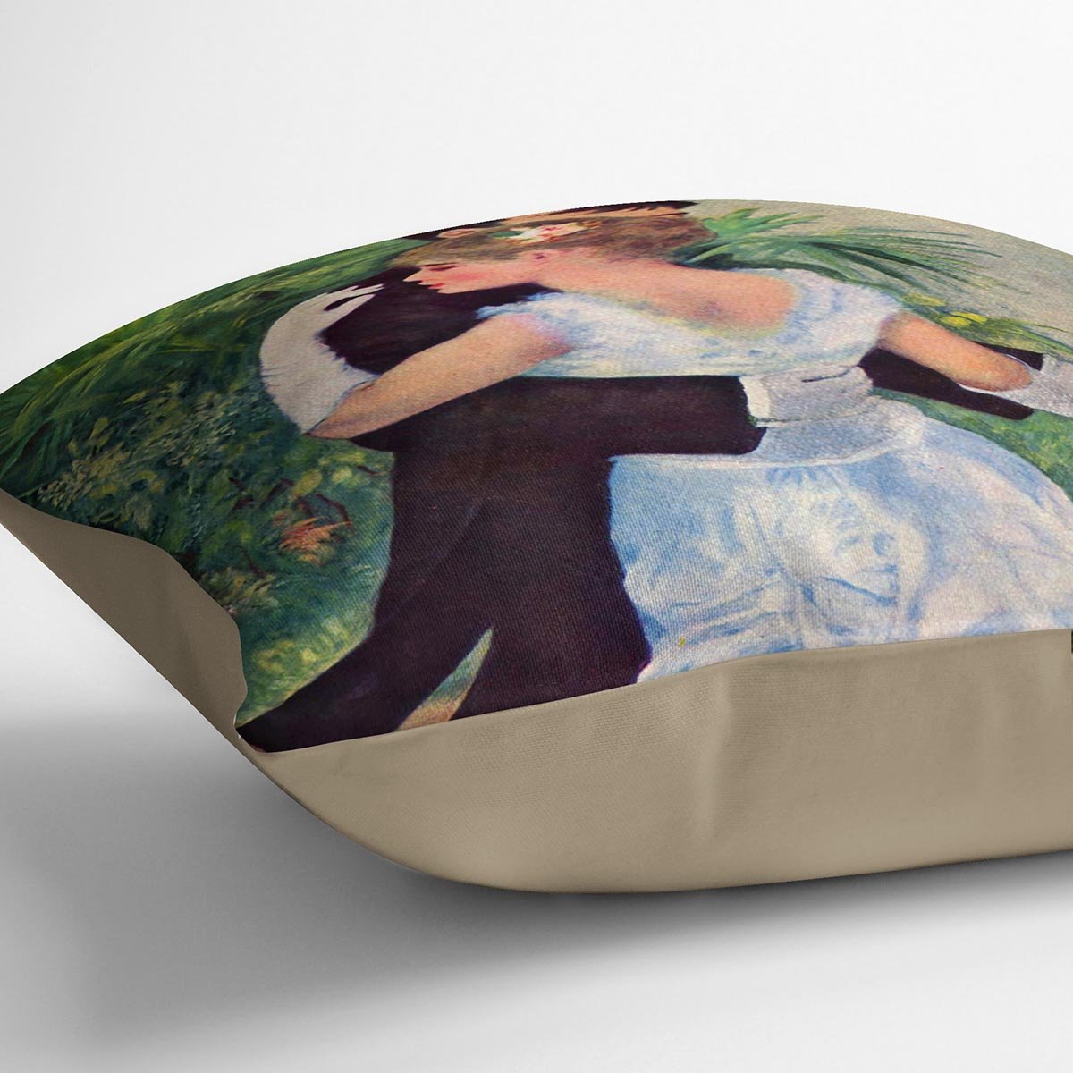 The dance in the city by Renoir Throw Pillow