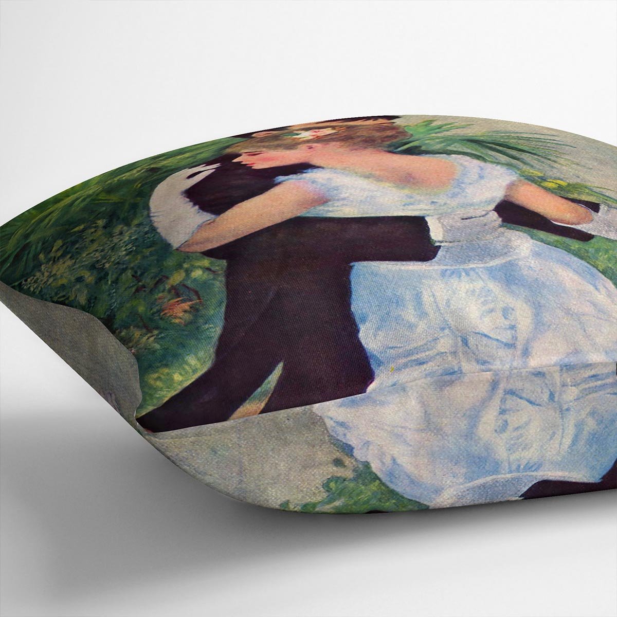 The dance in the city by Renoir Throw Pillow