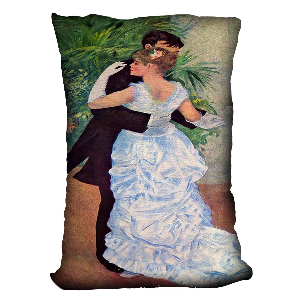 The dance in the city by Renoir Throw Pillow