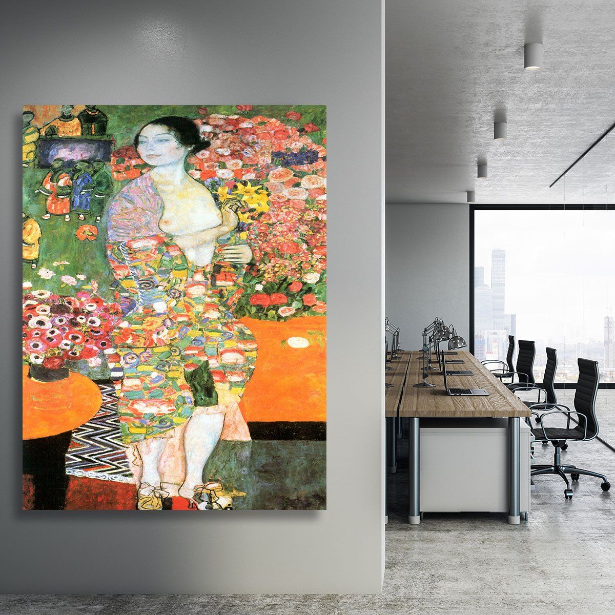 The dancer by Klimt Canvas Print or Poster