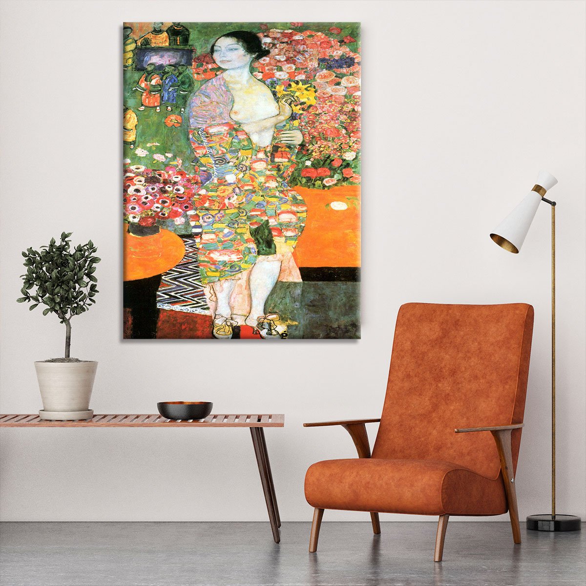 The dancer by Klimt Canvas Print or Poster