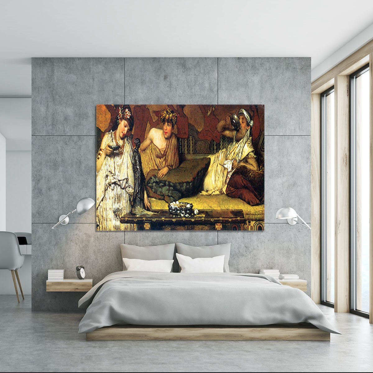 The dinner Greek detail by Alma Tadema Canvas Print or Poster