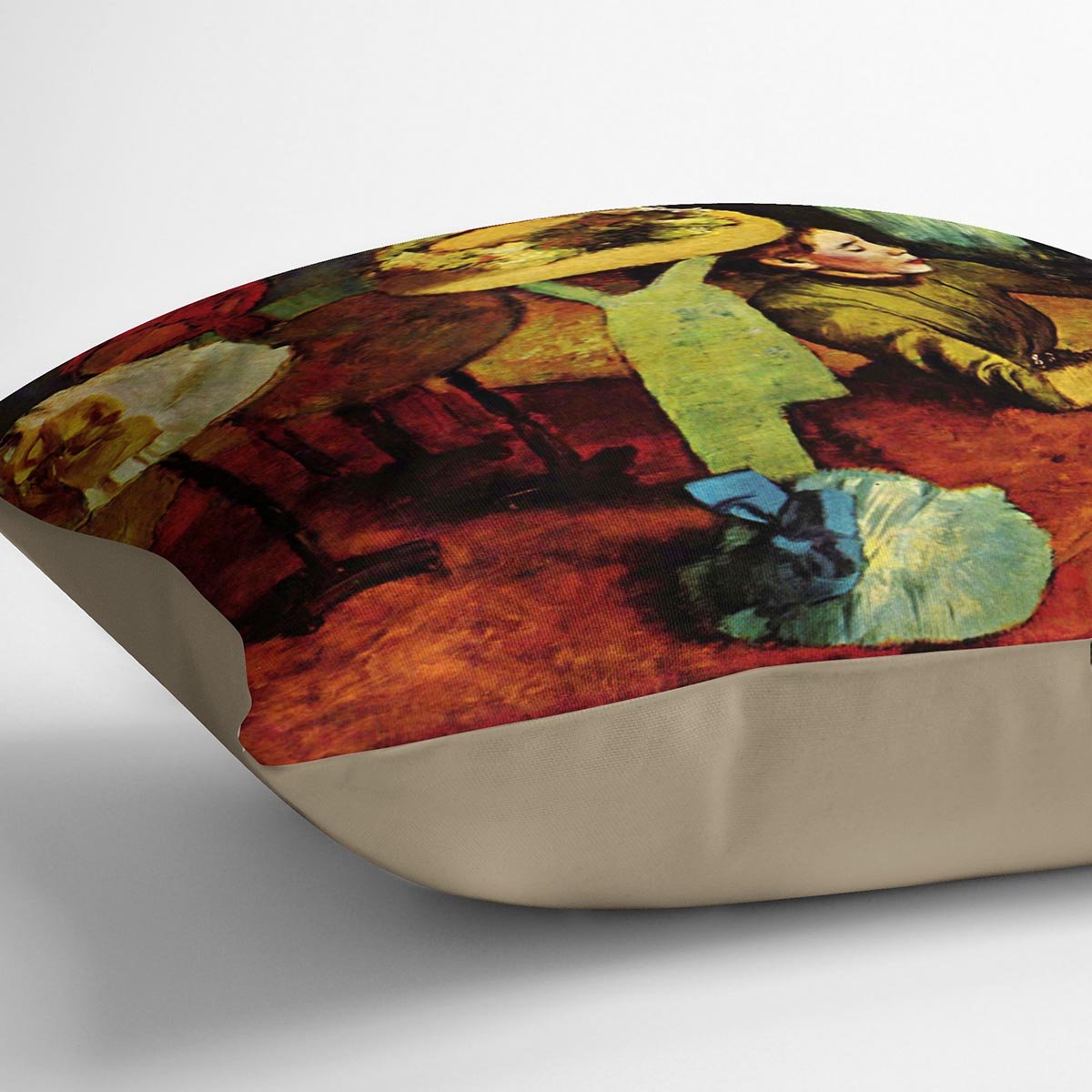 The fashion shop by Degas Cushion