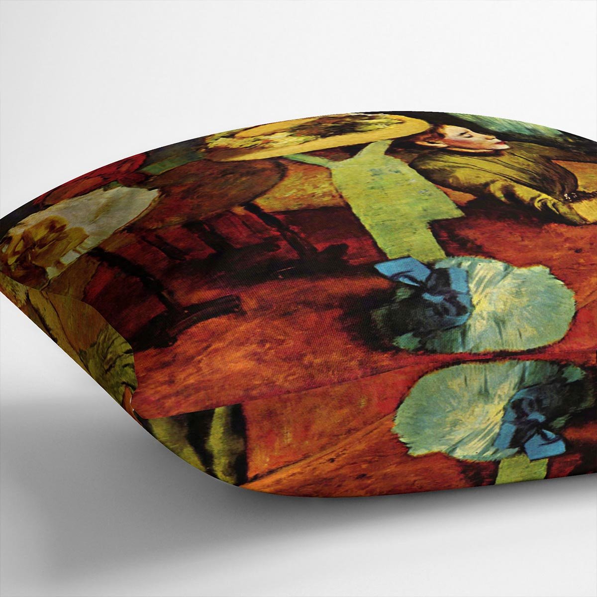 The fashion shop by Degas Cushion