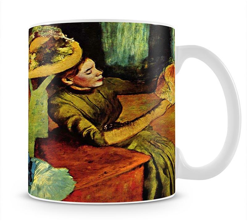 The fashion shop by Degas Mug - Canvas Art Rocks - 1