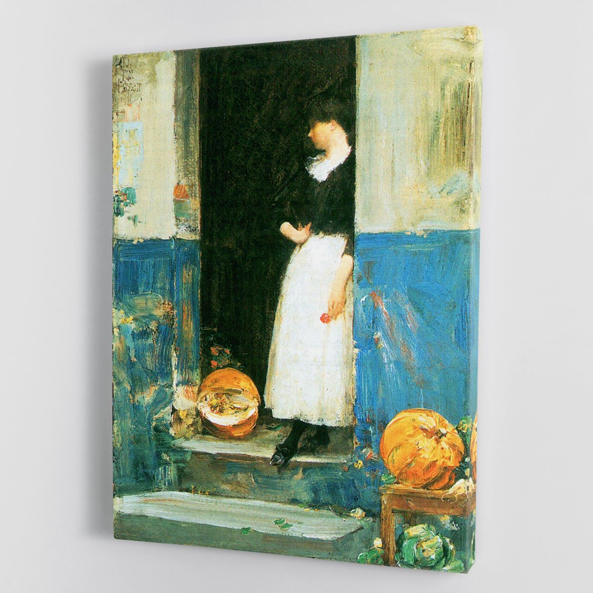 The fruit trader by Hassam Canvas Print or Poster