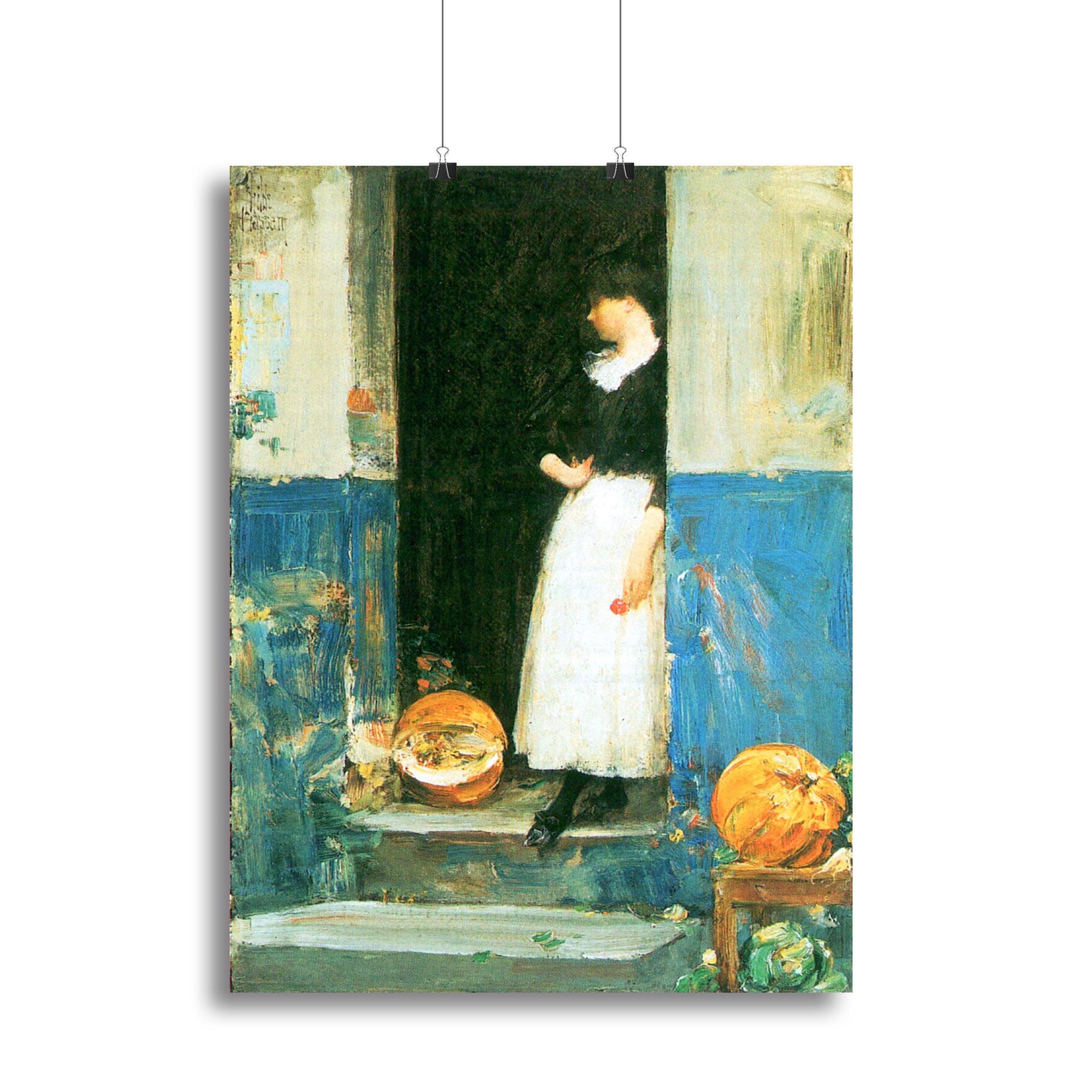 The fruit trader by Hassam Canvas Print or Poster