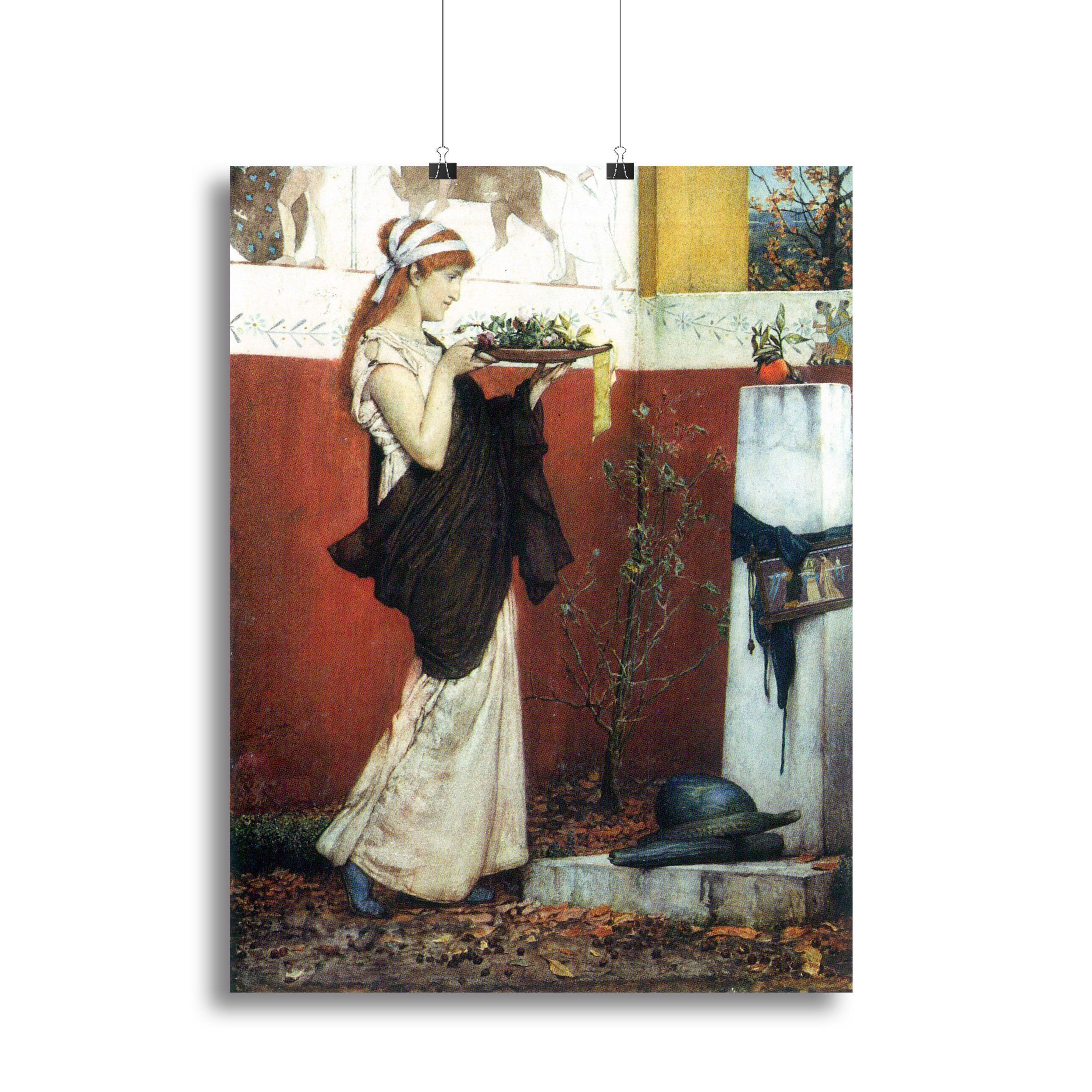 The last roses by Alma Tadema Canvas Print or Poster
