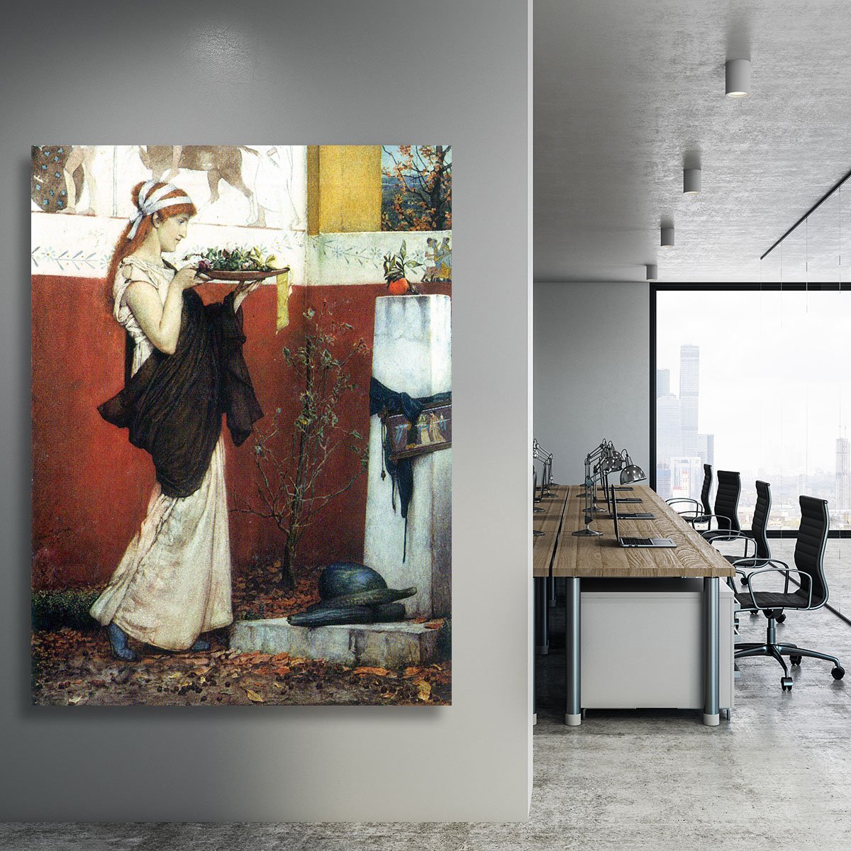 The last roses by Alma Tadema Canvas Print or Poster