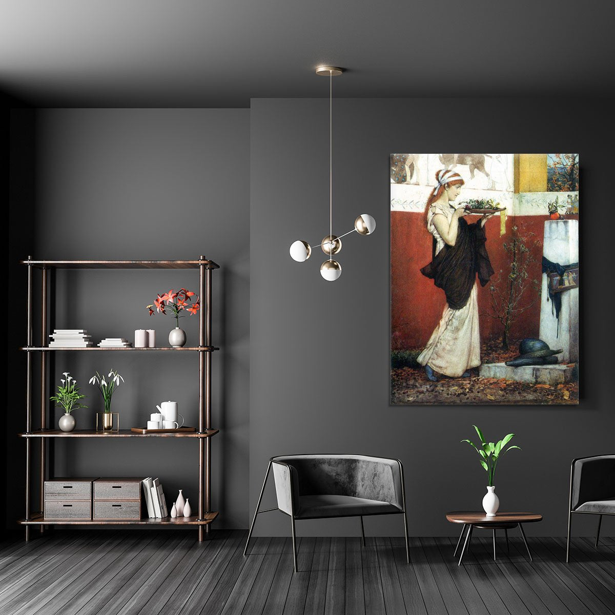 The last roses by Alma Tadema Canvas Print or Poster