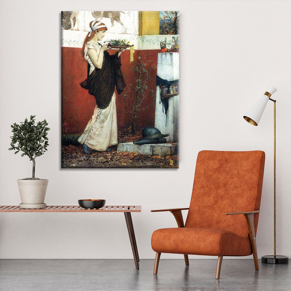 The last roses by Alma Tadema Canvas Print or Poster