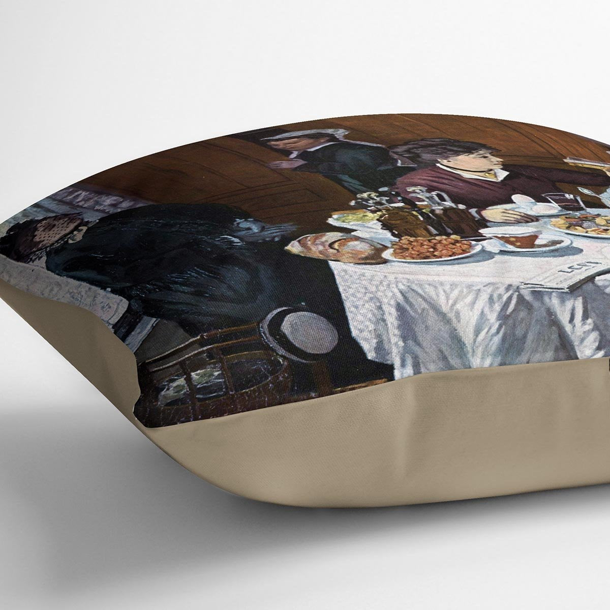 The lunch 1 by Monet Throw Pillow