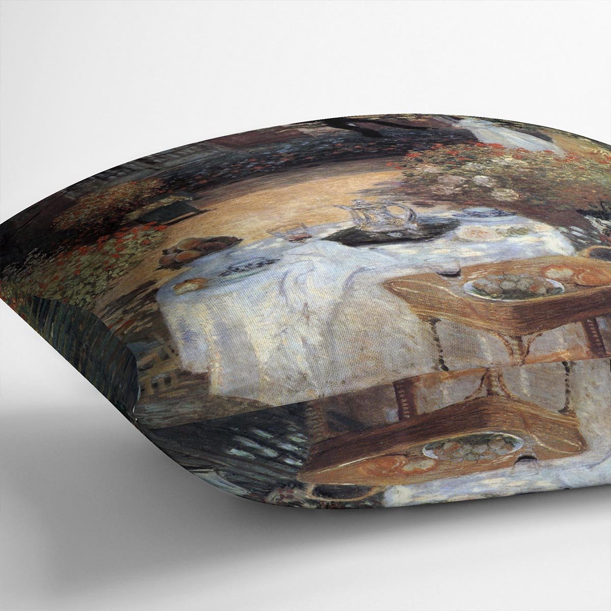 The lunch 2 by Monet Throw Pillow
