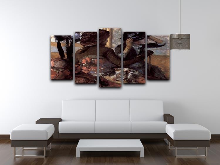 The milliner 1 by Degas 5 Split Panel Canvas - Canvas Art Rocks - 3