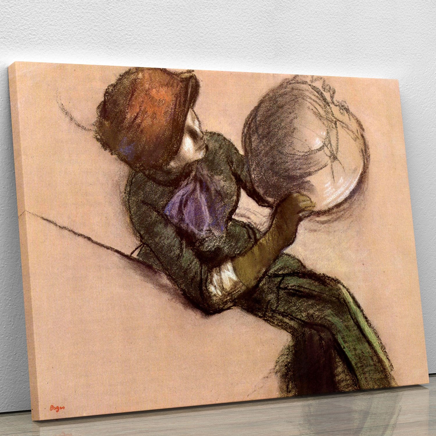 The milliner 2 by Degas Canvas Print or Poster