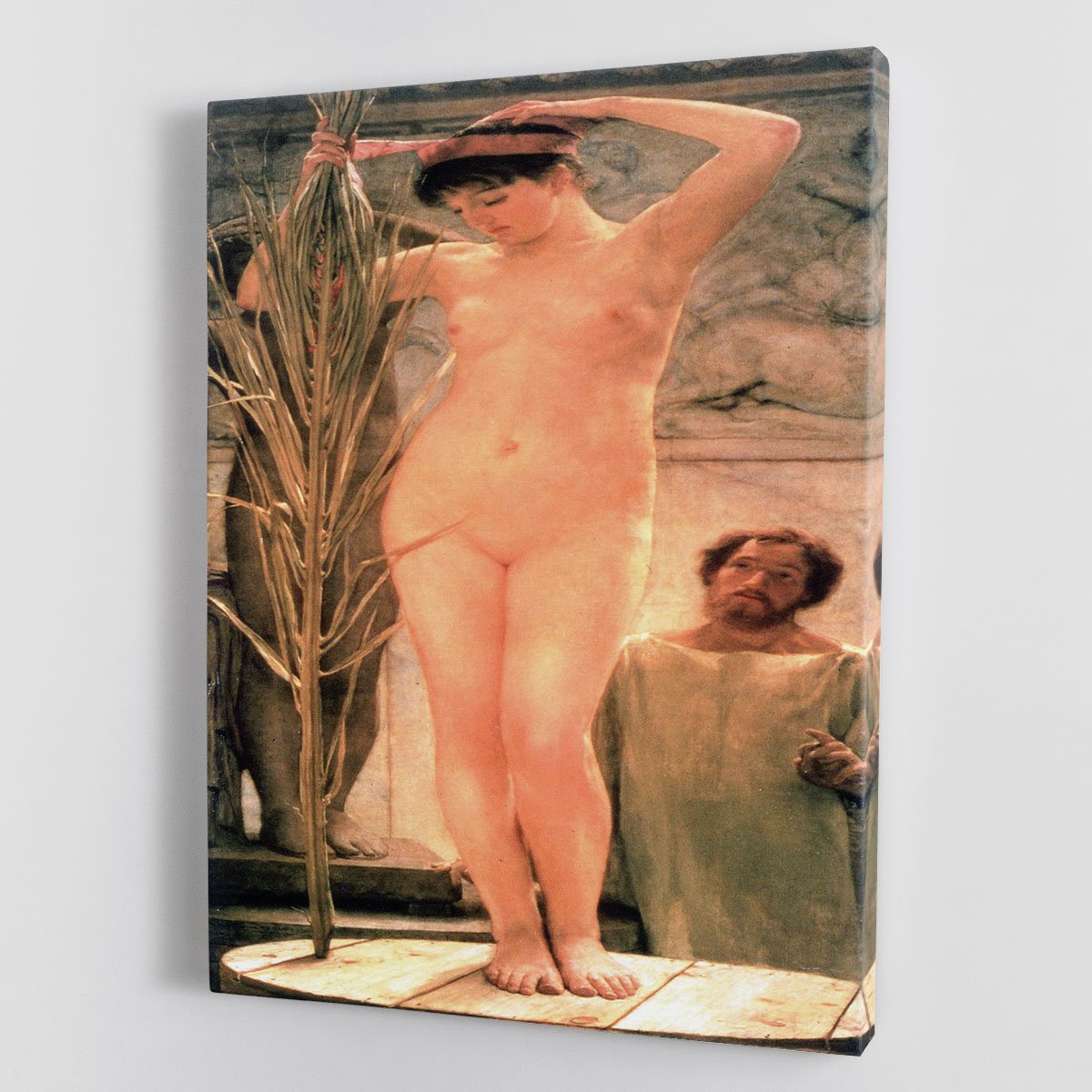 The model of a sculptor Venus Esquilina by Alma Tadema Canvas Print or Poster