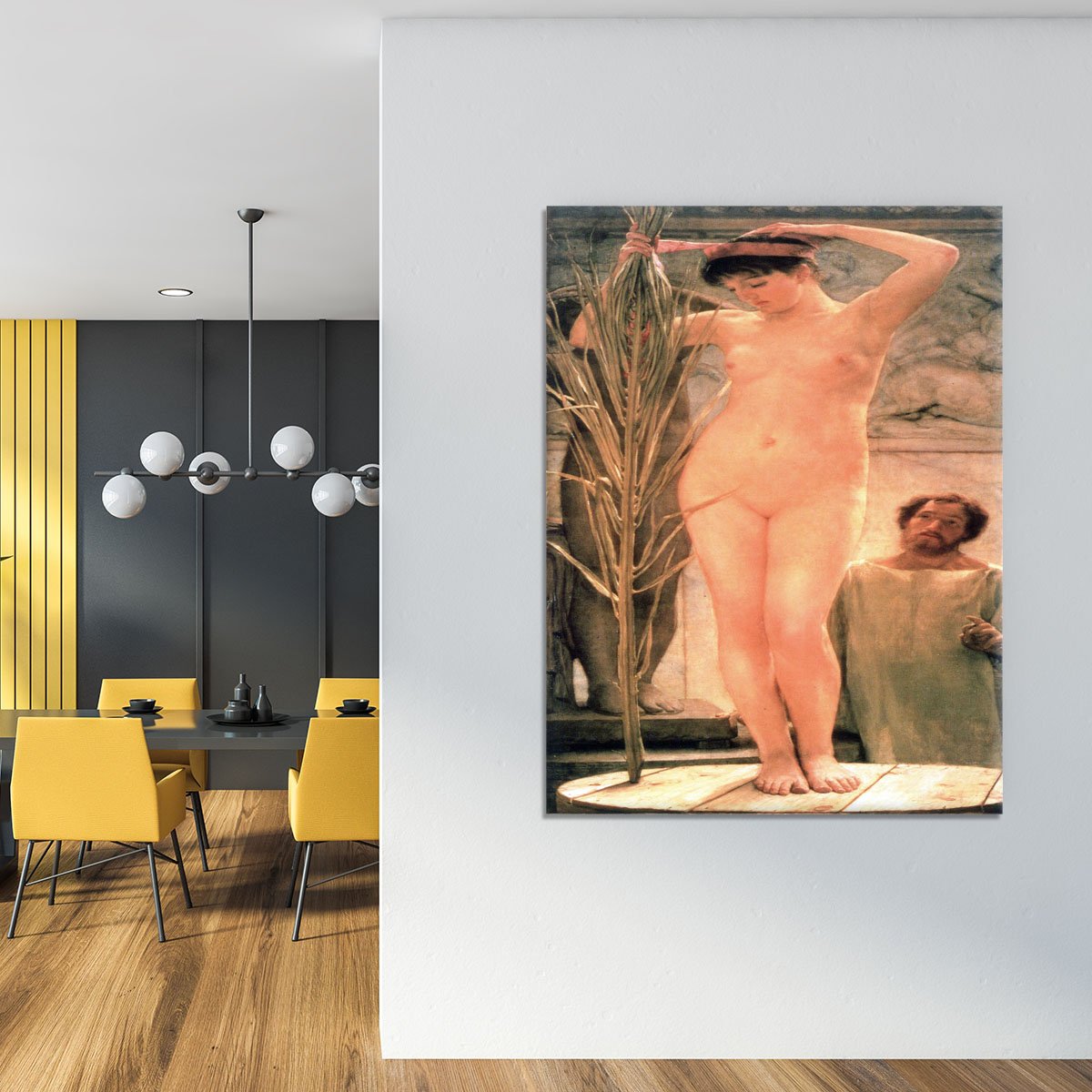 The model of a sculptor Venus Esquilina by Alma Tadema Canvas Print or Poster