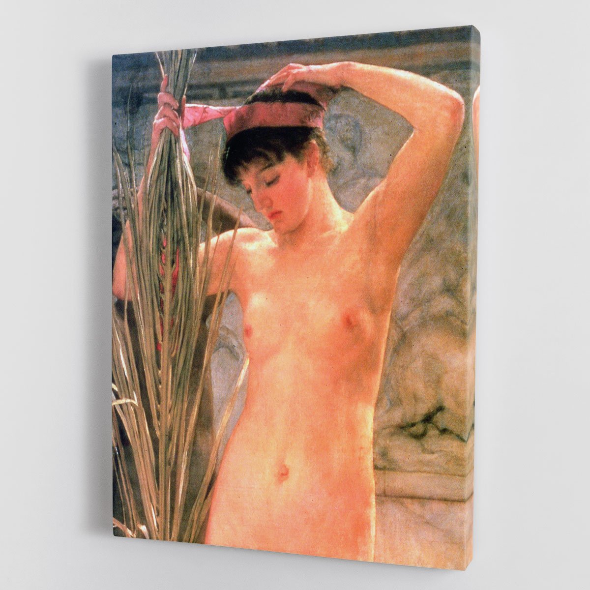 The model of a sculptor Venus Esquilina detail by Alma Tadema Canvas Print or Poster
