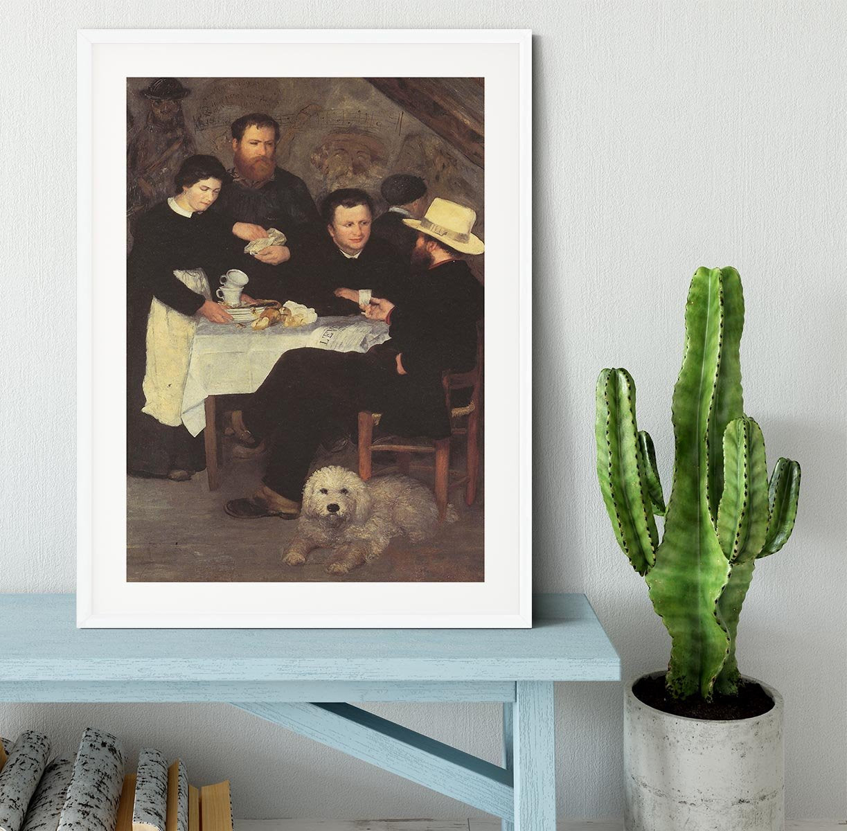 The mother of cabaret Antony by Renoir Framed Print - Canvas Art Rocks - 5