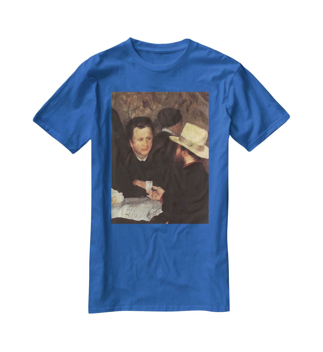 The mother of cabaret Antony detail by Renoir T-Shirt - Canvas Art Rocks - 2