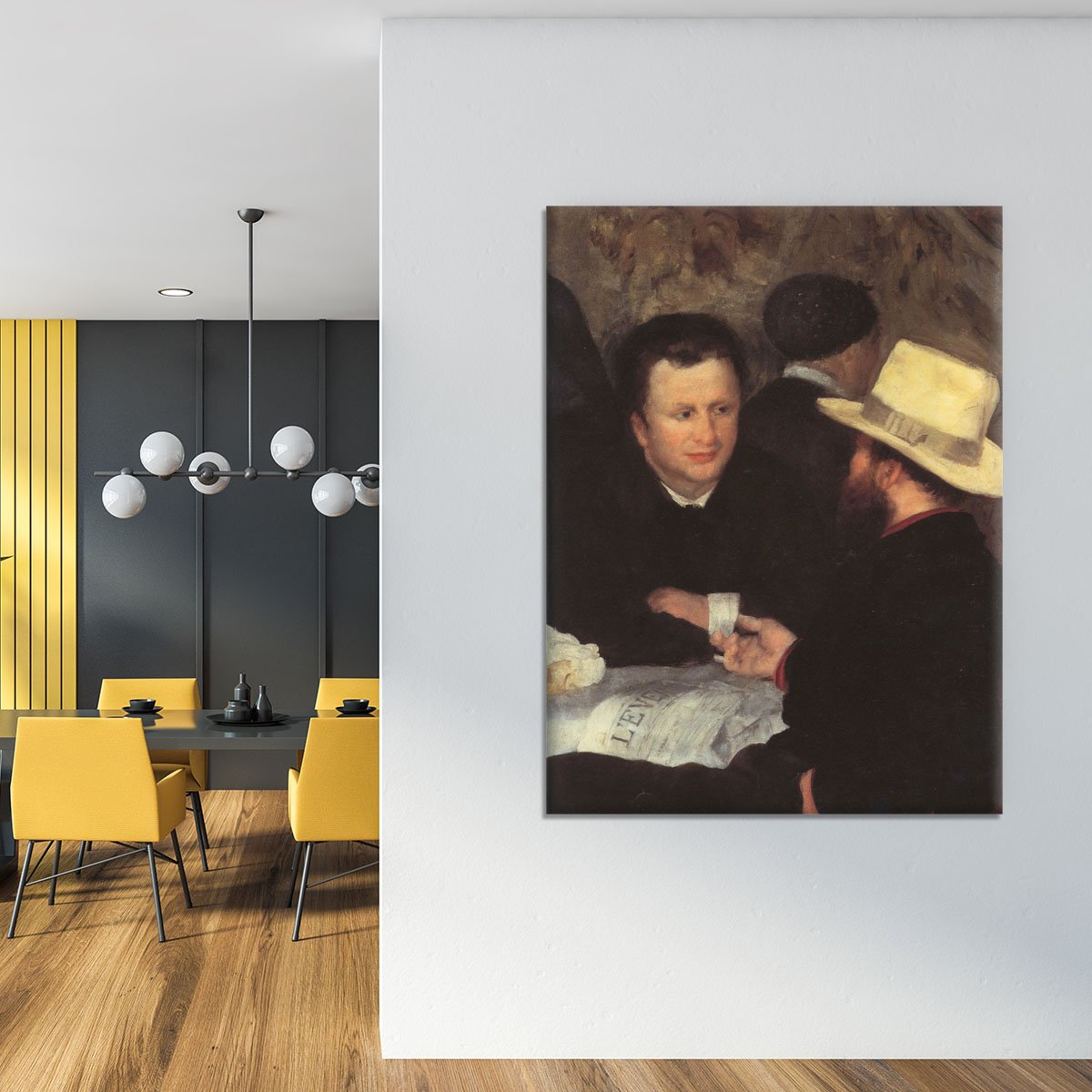 The mother of cabaret Antony detail by Renoir Canvas Print or Poster