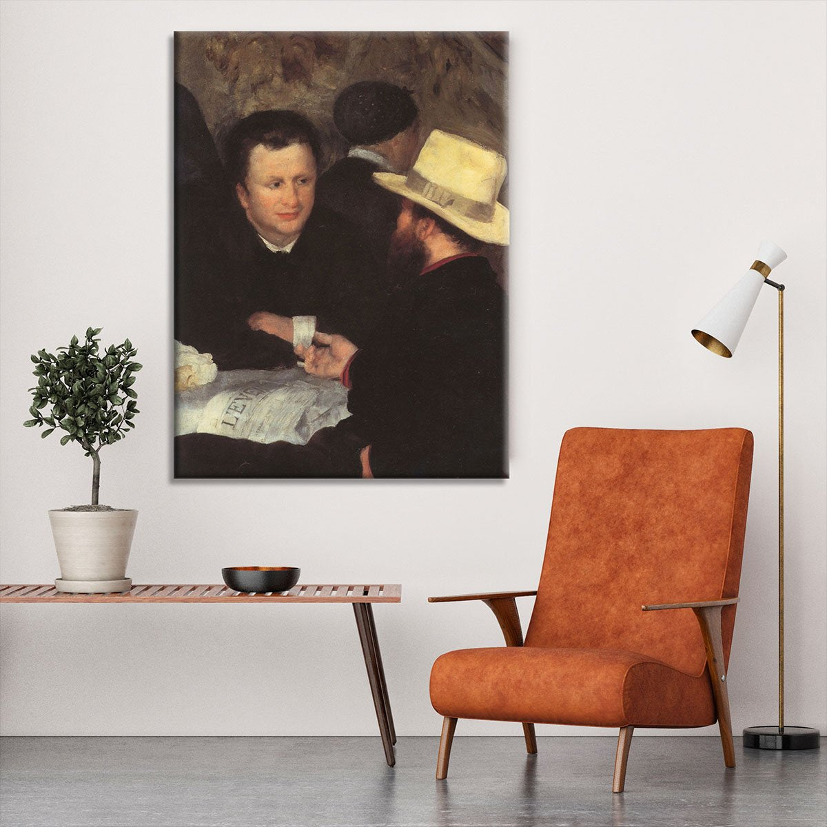 The mother of cabaret Antony detail by Renoir Canvas Print or Poster