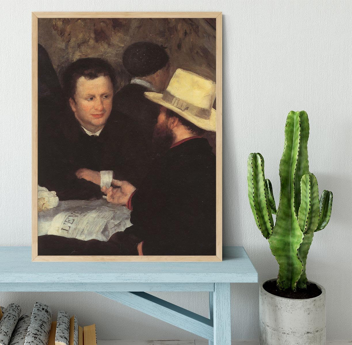 The mother of cabaret Antony detail by Renoir Framed Print - Canvas Art Rocks - 4