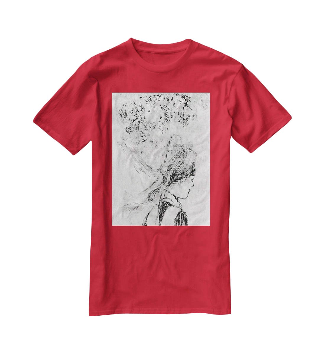 The nurse by Degas T-Shirt - Canvas Art Rocks - 4