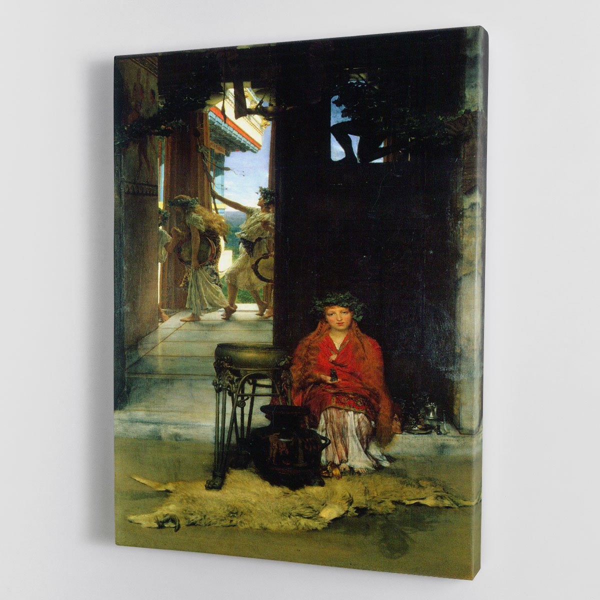 The path to the temple by Alma Tadema Canvas Print or Poster