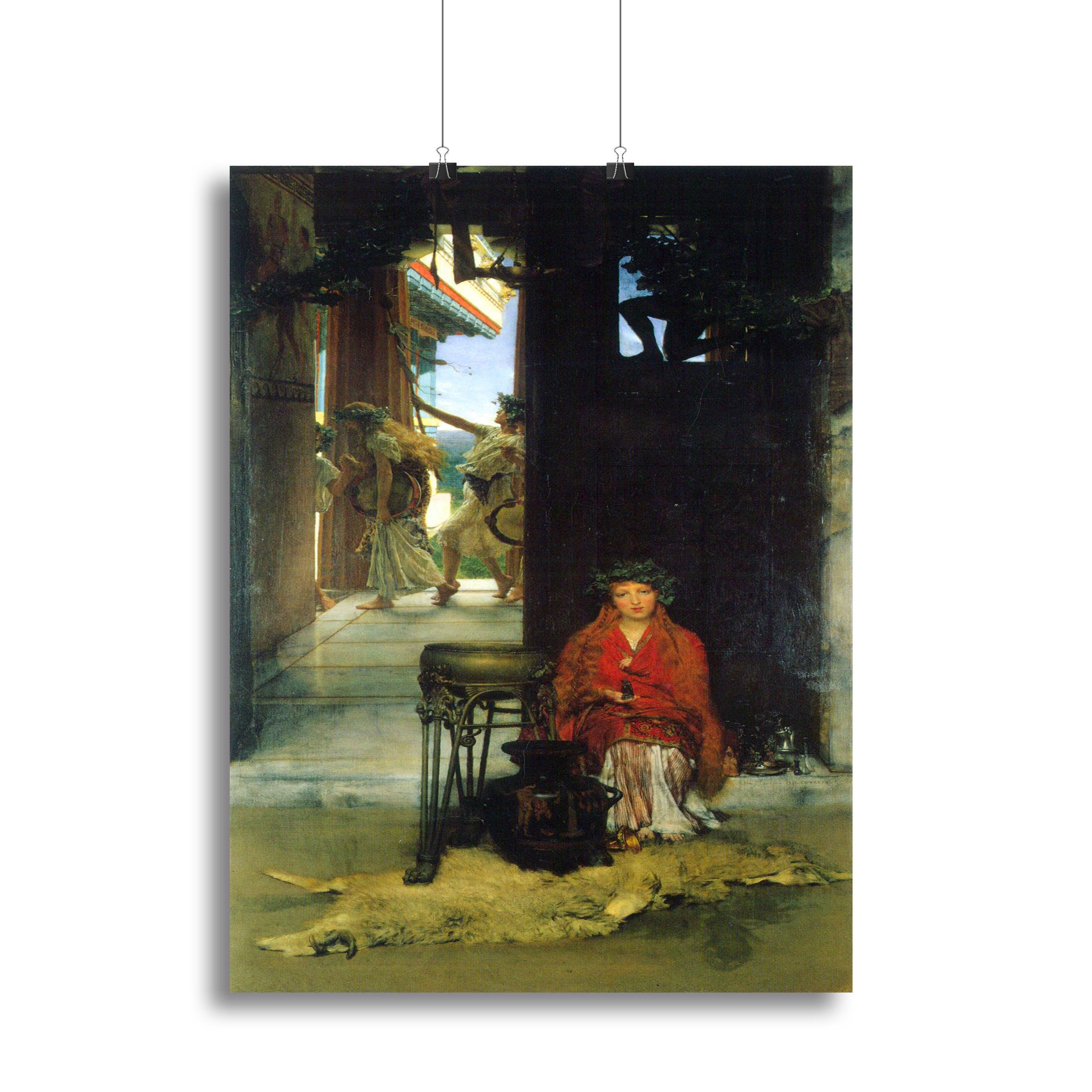 The path to the temple by Alma Tadema Canvas Print or Poster