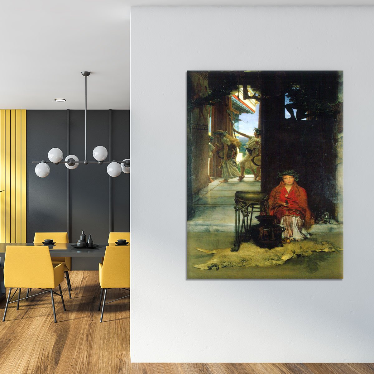 The path to the temple by Alma Tadema Canvas Print or Poster