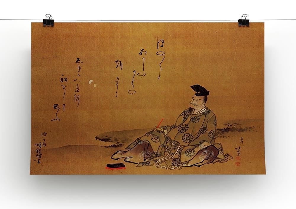The poet by Hokusai Canvas Print or Poster - Canvas Art Rocks - 2