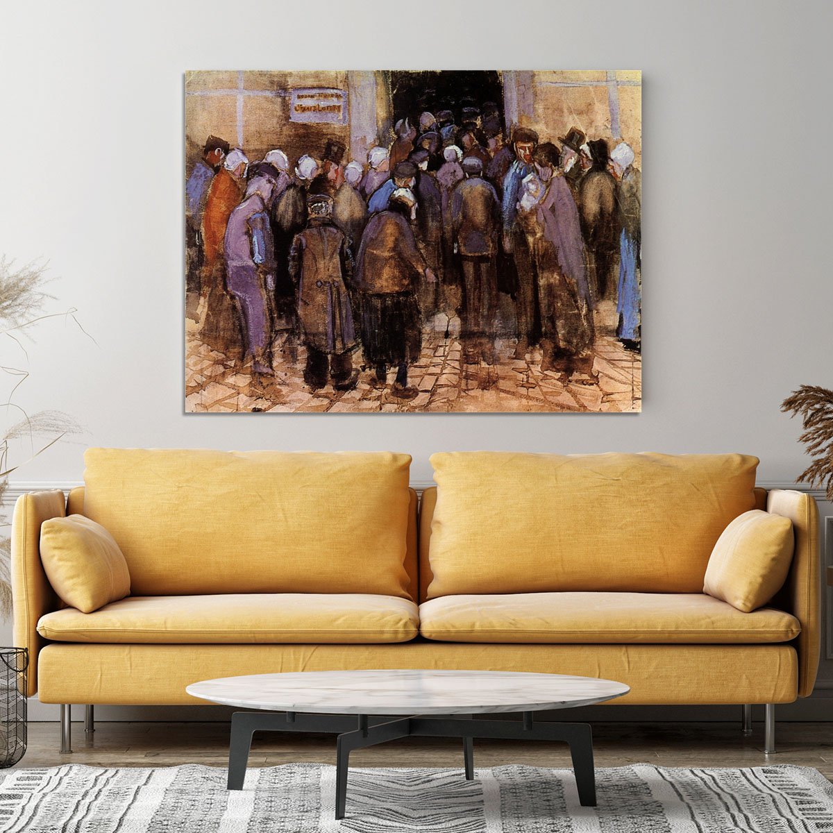 The poor and money by Van Gogh Canvas Print or Poster
