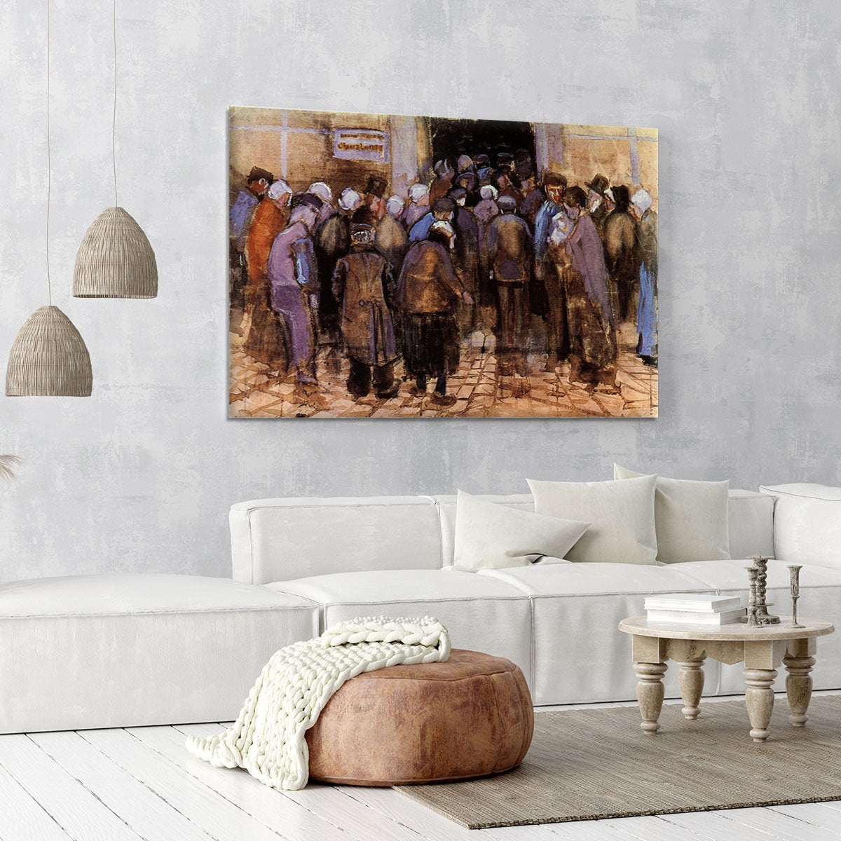 The poor and money by Van Gogh Canvas Print or Poster