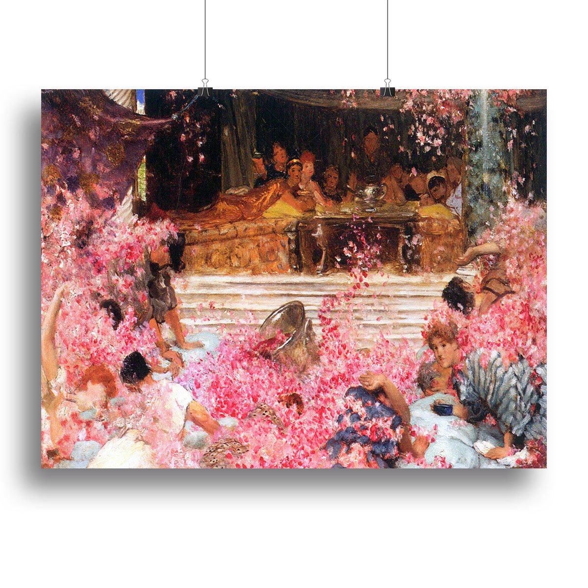 The roses of Heliogabalus by Alma Tadema Canvas Print or Poster