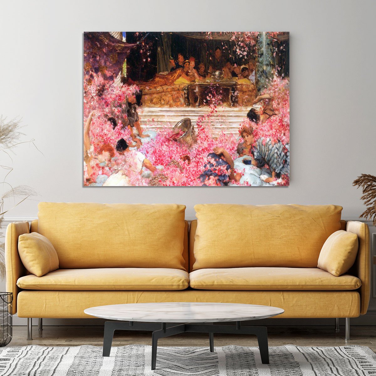 The roses of Heliogabalus by Alma Tadema Canvas Print or Poster
