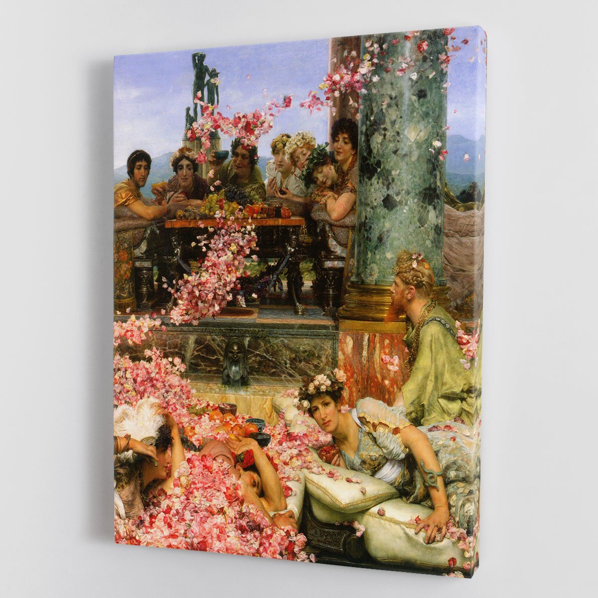 The roses of Heliogabalus detail 2 by Alma Tadema Canvas Print or Poster