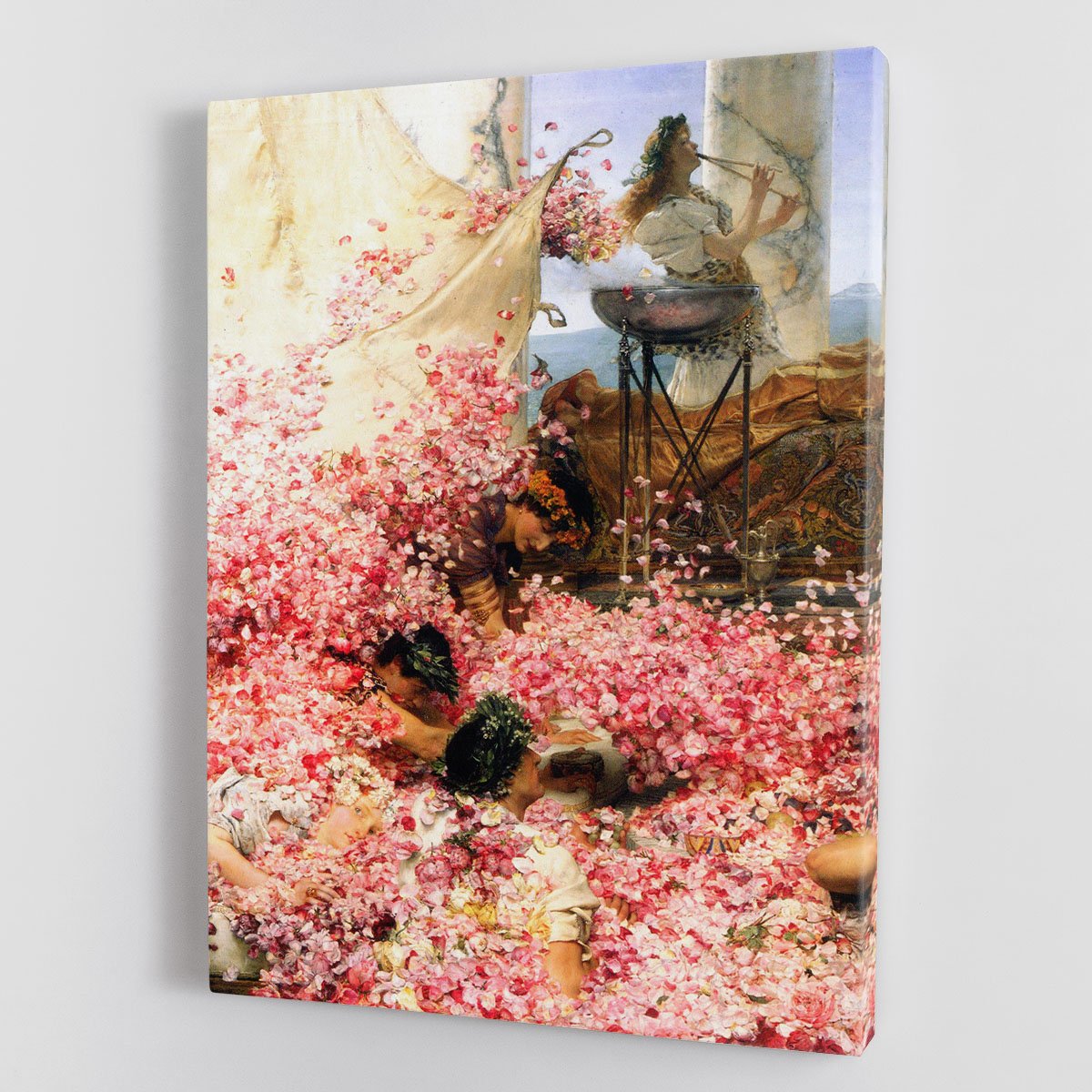 The roses of Heliogabalus detail by Alma Tadema Canvas Print or Poster