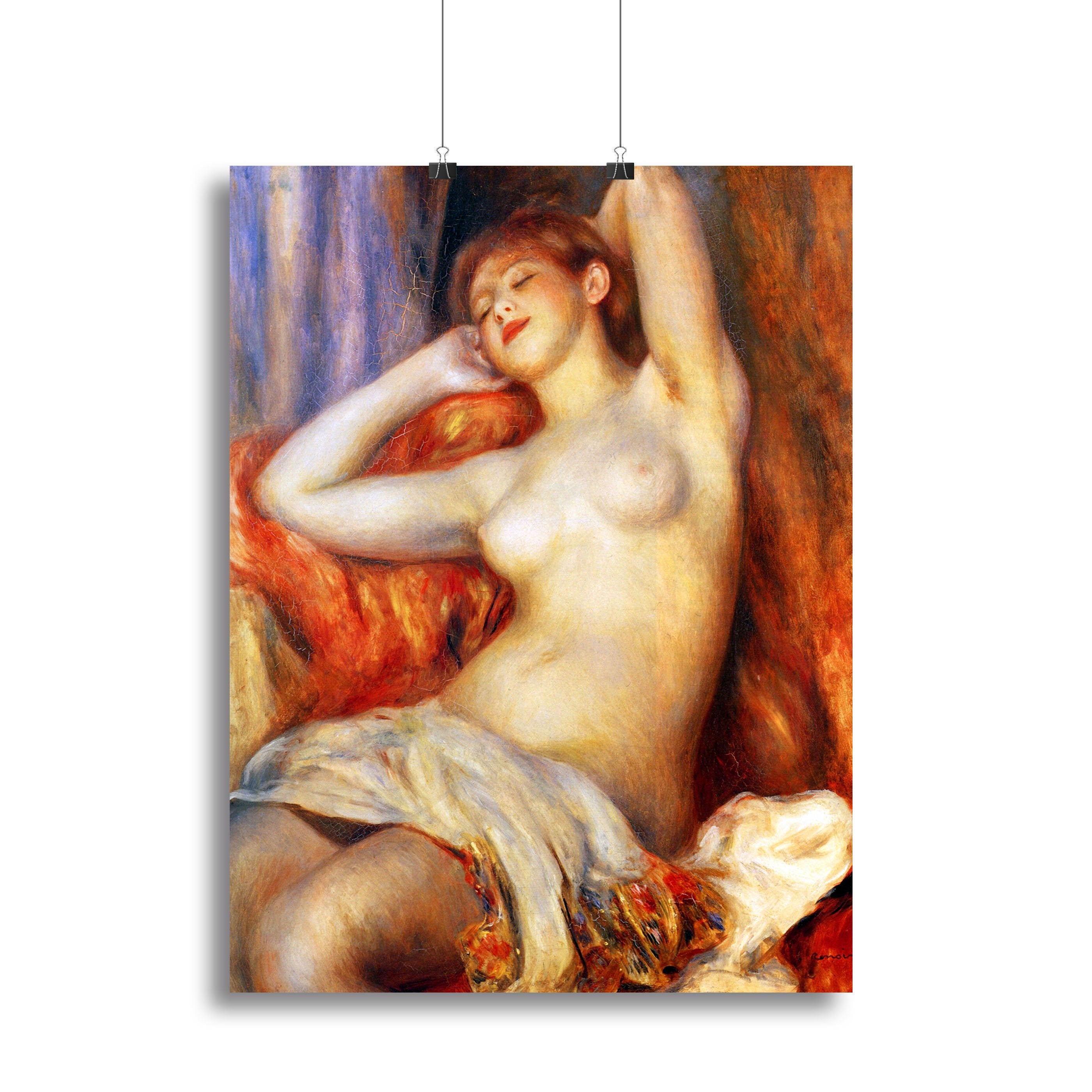 The sleeping by Renoir Canvas Print or Poster
