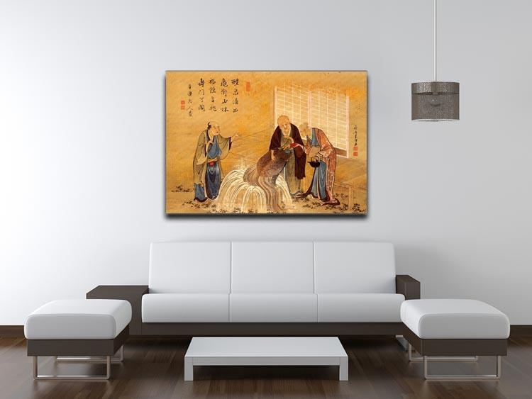 The thouthand years turtle by Hokusai Canvas Print or Poster - Canvas Art Rocks - 4