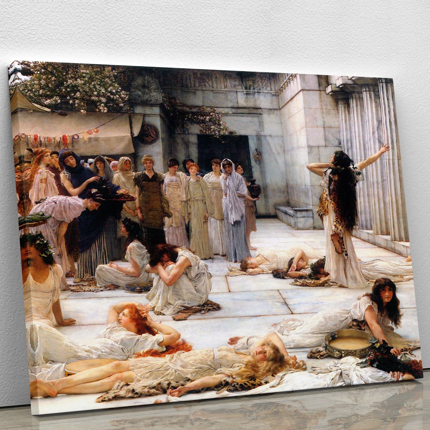 The women of Amphissa detail by Alma Tadema Canvas Print or Poster
